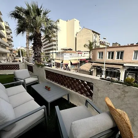Apartmán 1 Ch. Luxe Apt｜coeur De Juan-les-pins｜plage A 50m Juan-les-Pins