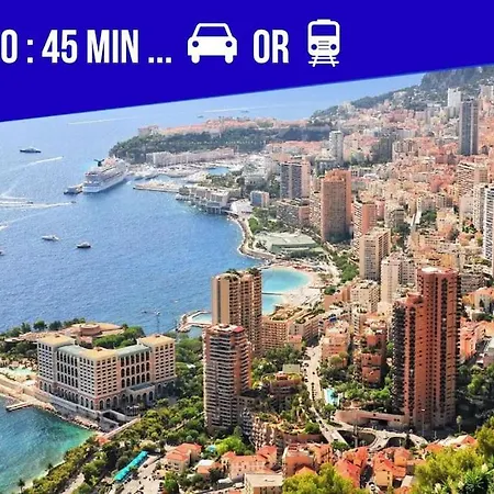 Apartmán 1 Ch. Luxe Apt｜coeur De Juan-les-pins｜plage A 50m