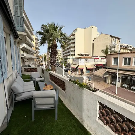 1 Ch. Luxe Apt｜coeur De Juan-les-pins｜plage A 50m Apartmán
